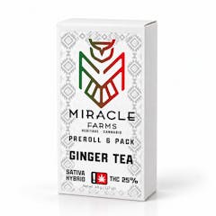 Ginger Tea Preroll 6 Pack